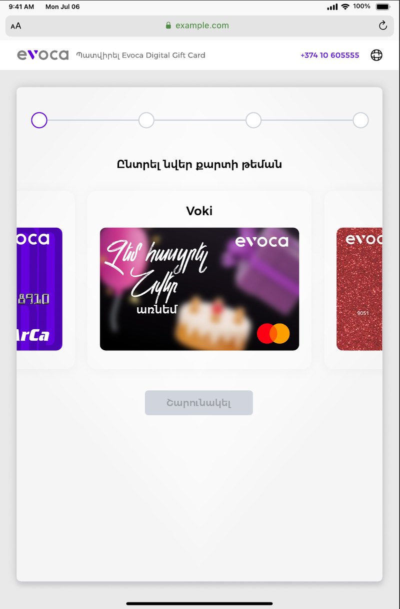 Tablet theme selection
